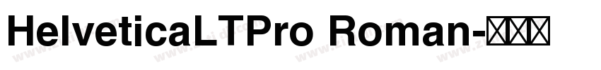 HelveticaLTPro Roman字体转换